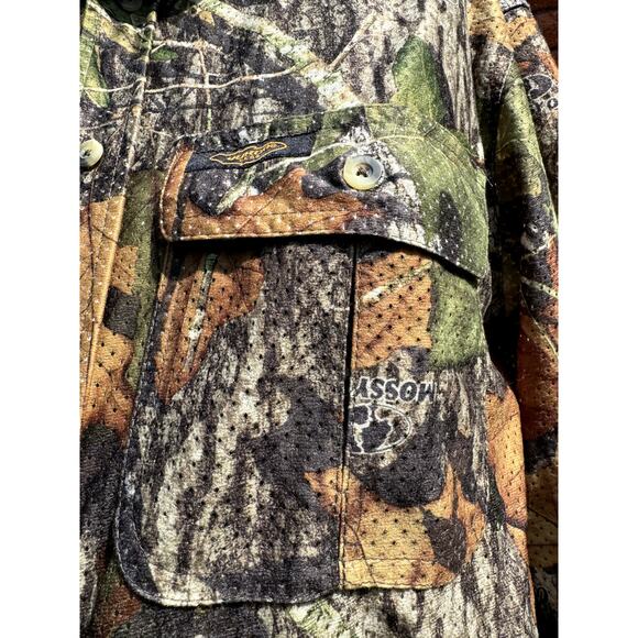 Yukon Gear mesh button down long sleeve shirt men's medium camouflage - Picture 2 of 5